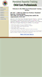 Mobile Screenshot of childcare.mandatedreporterca.com